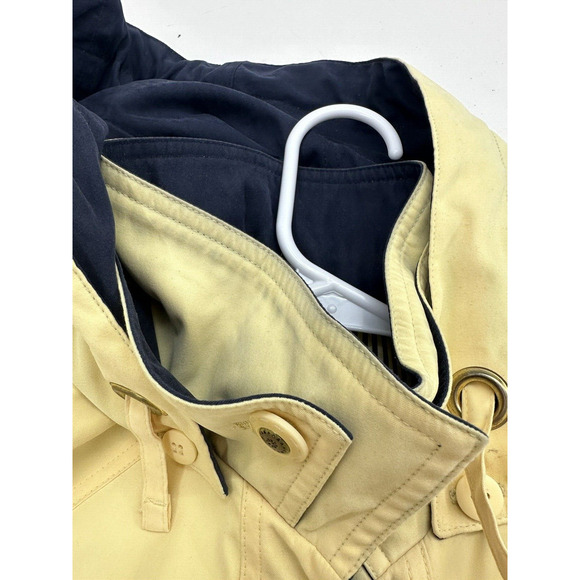 Women Braetan Yellow Button Up Hooded Jacket Size Medium - Picture 4 of 16